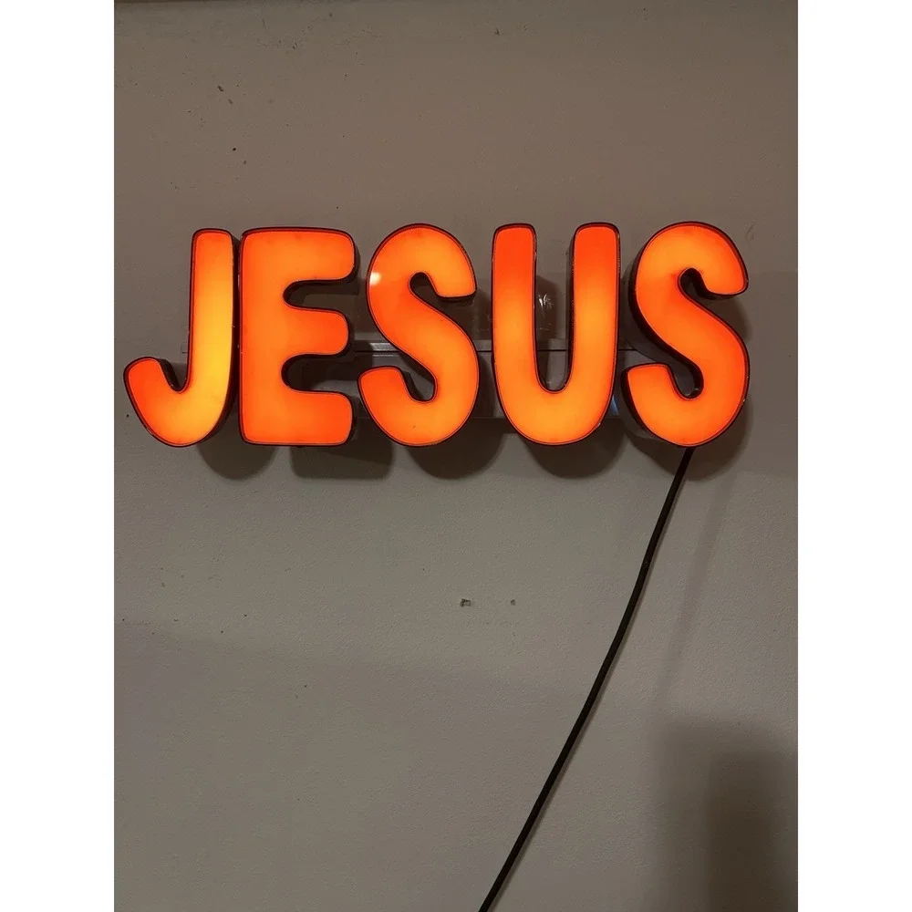 LED Neon Light Sign spelling out 